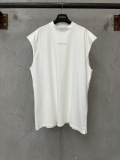 Balenciaga Couple Fashion Hot Diamond Logo Versatile Sleeveless Tank Top