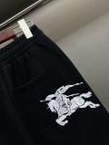 Burberry Classic War Horse Printed Shorts Unisex Loose Casual Sports Pants