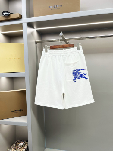Burberry Classic War Horse Printed Shorts Unisex Loose Casual Sports Pants