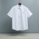 Ami Paris Classic Embroidered Love Leisure Versatile Short Sleeve Shirt