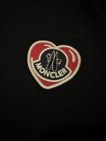 Moncler Fashion Heavy Industry Embroidery Color Contrasting Round Neck T-shirt Couple Casual Short Sleeve