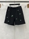 Balenciaga 26SS Fashion Embroidery 520 Valentine's Day Shorts Couple Casual Versatile Sports Pants
