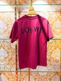 Loewe Fashion Logo Printed Short Sleeve Couple Casual Loose T-shirt