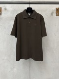 Loewe 26SS Unisex Classic Embroidered Logo Casual Versatile Polo Shirt