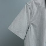 Ami Paris Classic Embroidered Love Leisure Versatile Short Sleeve Shirt