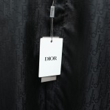 Dior New Classic Full Logo Casual Versatile Short Sleeve Shirt