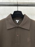 Loewe 26SS Unisex Classic Embroidered Logo Casual Versatile Polo Shirt