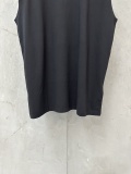 Balenciaga Couple Fashion Hot Diamond Logo Versatile Sleeveless Tank Top