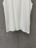 Balenciaga Couple Fashion Hot Diamond Logo Versatile Sleeveless Tank Top