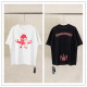 Chrome Hearts Fashion 3D Printed T-shirt Couple Casual Oversize Short Sleeve