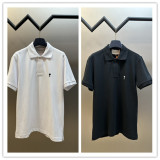 Ami Paris Classic Love Embroidered Casual Versatile Short Sleeve Polo Shirt