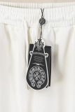 Chrome Hearts Classic Embroidered Washed Shorts Unisex Casual Versatile Sports Shorts