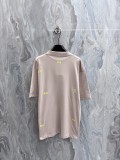 Balenciaga 26SS Fashion 520 Stickers Round Neck T-shirt Unisex Casual Oversize Short Sleeve