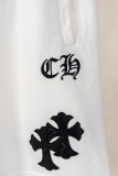 Chrome Hearts Classic Embroidered Washed Shorts Unisex Casual Versatile Sports Shorts