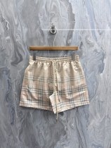 Burberry 26SS Fashion Gradient Grid Mesh Beach Pants Unisex Casual Versatile Shorts