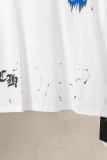 Chrome Hearts Fashion 3D Printed T-shirt Couple Casual Oversize Short Sleeve