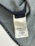 Louis Vuitton Fashion Full Logo Printed Washed Casual Short sleeved Denim Shirt