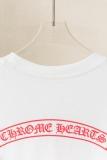 Chrome Hearts Fashion 3D Printed T-shirt Couple Casual Oversize Short Sleeve