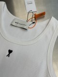 Ami Paris Classic Love Embroidered Casual Versatile Tank Top