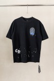 Chrome Hearts Fashion 3D Printed T-shirt Couple Casual Oversize Short Sleeve