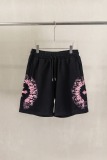 Chrome Hearts Fashion Sanskrit Cross Printed Shorts Unisex Casual Versatile Sports Shorts