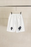 Chrome Hearts Classic Embroidered Washed Shorts Unisex Casual Versatile Sports Shorts