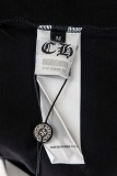 Chrome Hearts Fashion 3D Printed T-shirt Couple Casual Oversize Short Sleeve