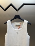 Ami Paris Classic Love Embroidered Casual Versatile Tank Top
