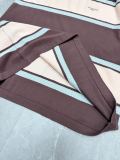 Louis Vuitton 26SS Unisex Fashion Stripe Color blocked Round Neck Knitted Short Sleeve