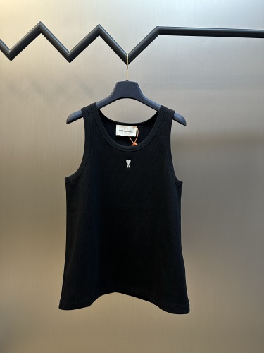 Ami Paris Classic Love Embroidered Casual Versatile Tank Top
