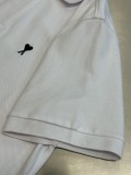 Ami Paris Classic Love Embroidered Casual Versatile Short Sleeve Polo Shirt