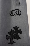 Chrome Hearts Classic Embroidered Washed Shorts Unisex Casual Versatile Sports Shorts