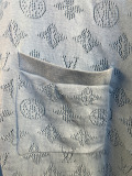 Louis Vuitton 26SS Fashion Logo Hollow Short Sleeve Knitted Polo Shirt