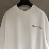 Dior Fashion Logo Printed Short Sleeve Unisex Casual Loose T-shirt
