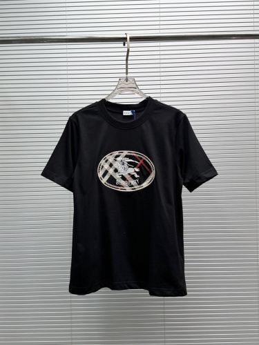 Burberry 26SS Classic Embroidered War Horse Short Sleeve Women Casual Round Neck T-shirt