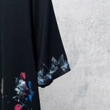 Balenciaga 26SS Fashion Embroidery Logo Graffiti Short Sleeve Unisex Casual Oversize T-shirt