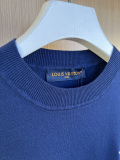 Louis Vuitton 26SS Fashion Embroidered Logo Pin Knitted Short Sleeve