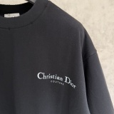 Dior Fashion Logo Printed Short Sleeve Unisex Casual Loose T-shirt