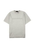 Louis Vuitton Fashion Hollow Letter Knitted Round Neck Short Sleeve