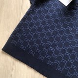 Gucci Men's Classic Fashion Full Jacquard Polo Shirt