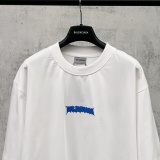 Balenciaga 26SS Fashion Melted Logo Printed T-shirt Unisex Versatile Oversize Short Sleeve