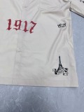 Balenciaga 26SS FashionTattoo Cream Oversize Short Sleeve Shirt