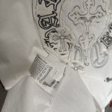 Chrome Hearts 26SS Fashion Patch Embroidered Short Sleeve Couple Casual Loose T-shirt