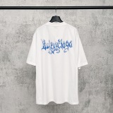 Balenciaga 26SS Fashion Personalized Logo Printed Short Sleeve Unisex Casual Oversize T-shirt