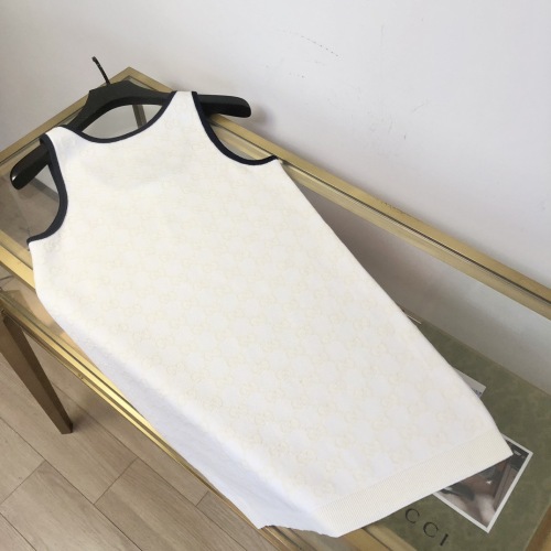 Gucci Women's Fashion Full Jacquard Knitted Dress