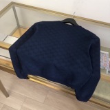 Gucci Fashion Versatile Full Logo Jacquard Knitted Cardigan