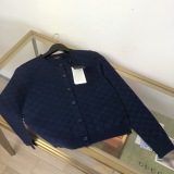 Gucci Fashion Versatile Full Logo Jacquard Knitted Cardigan