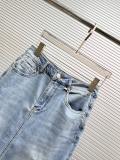 Prada 26SS Classic Triangle Logo Versatile Casual Cowboy Half Skirt
