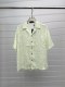 Louis Vuitton Fashion Mulberry Silk Logo Printed Casual Collar Short Sleeved Shirt