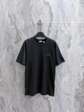 Burberry Fashion Sun Clock Embroidered T-shirt Couple Loose Casual Short Sleeve